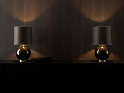 Charles Paris Jaipur table lamp 3D model