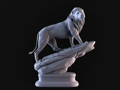 Lion the King 3D print model