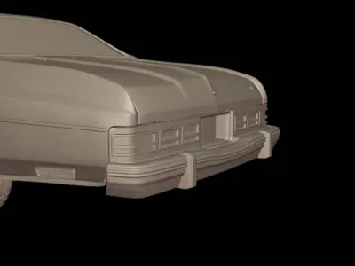chevrolet caprice classic 1975 3d print model 3D print model