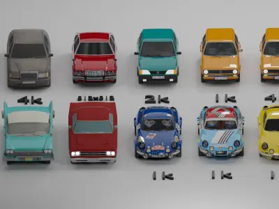 Cars Collection 3D model by tlhhayat1