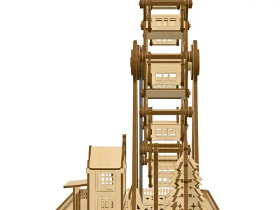 Cuteefun 3D Wooden Puzzle 3D model