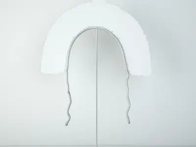 Brazilian Tribal Feather Headdress 3D model