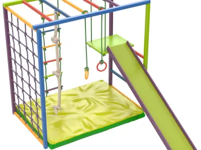 Child Swedish wall 3D model