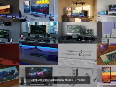 Computer Desk Collection by Nikdox