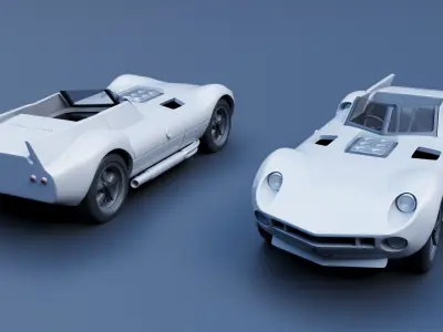 Chaparral 1 - 1963  3D print model