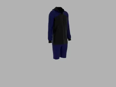 Sport Suit Low-poly 3D model