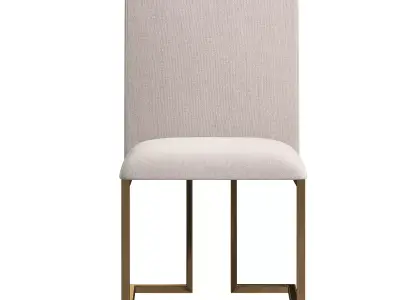 Linen Upholstery Beige 3D model