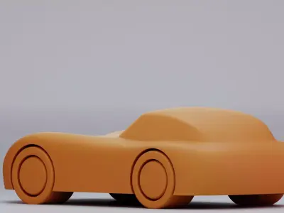 Sport Car 3D Print Model Free 3D print model