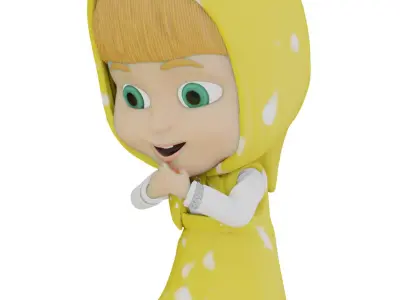 Masha and bear 3D print model
