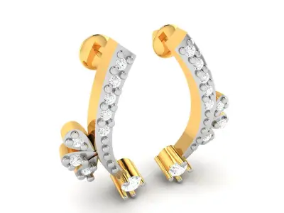 Women Earring 3D print model purchase