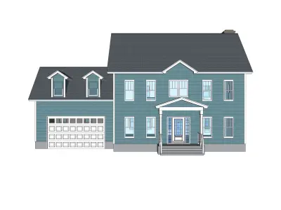 Classical House-04 3D model
