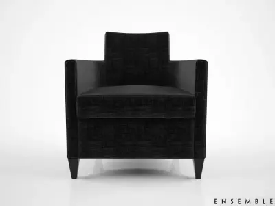 Ensemble Club chair Hutton 3D model