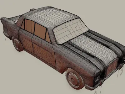 BMC Vanden Plas princess 3 litre 1964-1968  Car Model 3D model