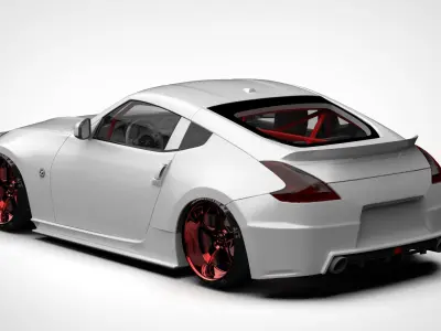 Nissan 370Z Weber Sports Bodykit 3D model