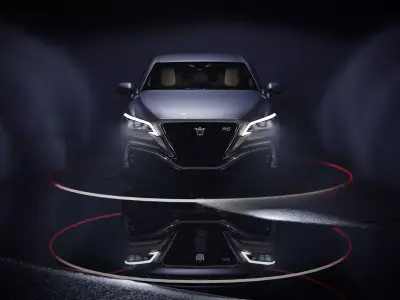 Toyota Crown RS S220 3D model