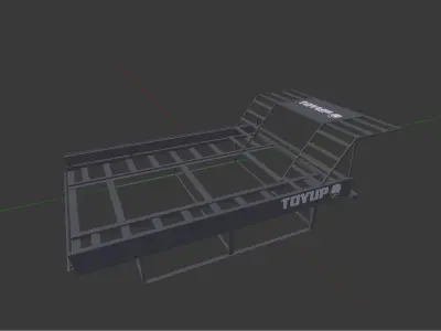 Toyup Sled Deck Low-poly 3D model