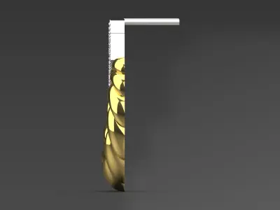 woman jewelry earring je0058 3D print model