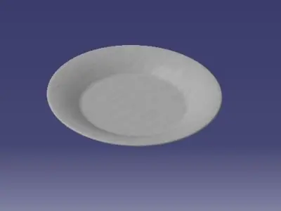 opera small plate 3D model