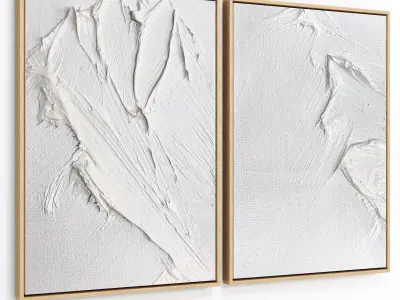 Plaster Two Frame 26 Low-poly 3D model
