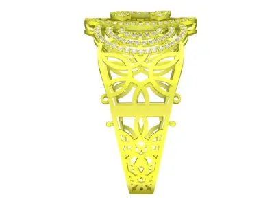 A6442 Luxury Diamond Women Bangle 3D print model