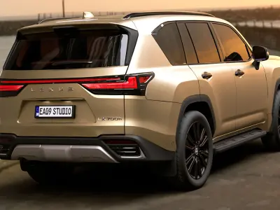 2025 Lexus LX700h 3D model