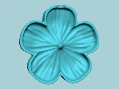 Hibiscus Flower - Molding Artificial EVA Craft 3D print model