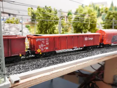 Pre supported H0 1-87 scale Tamns 893 freight car 3D print model