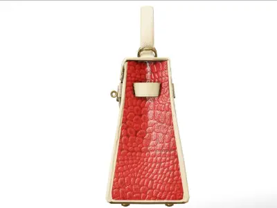 Woman Handbag Low-poly 3D model