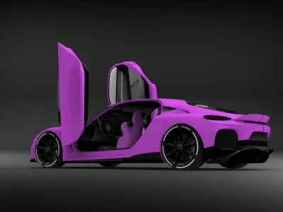Koenigsegg Jesko 3D model