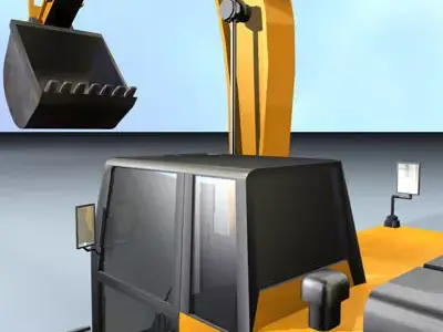 Excavator pala 3D model