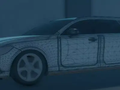 Volvo V90 Roblox 3D model