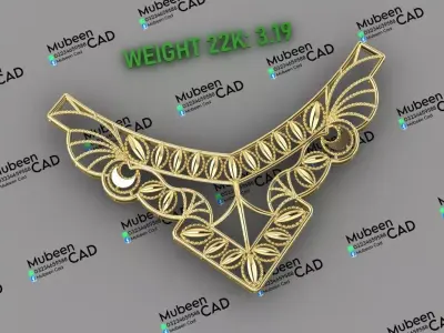 20 necklace There are 16 earring  3D print model