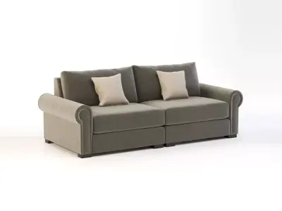 Darby Home Co Lebanon Modular Sectional Sofa Two Seater 3D model