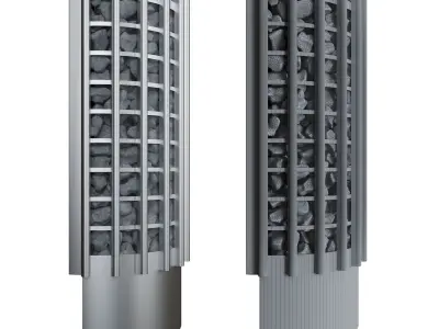 Sauna Heater Harvia Glow Corner 3D model