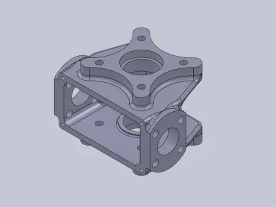 Gear Box 3D print model by totoco-ltd