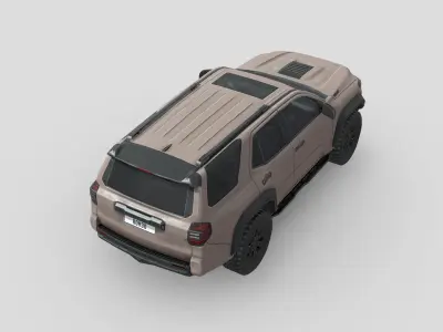 Toyota 4Runner TRDpro 2024 Low-poly 3D model
