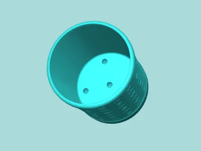 Vase 23 Louis Vuitton - Simple Plant Pot - Home Decor 3D print model