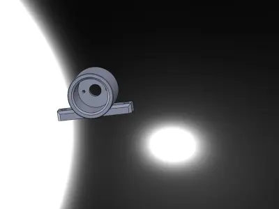 Engine mounting brackets DL 550-C 3D print model