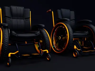 wheelchair 3D model order