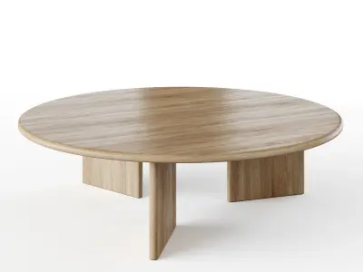Round coffe table 3D model