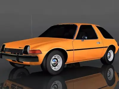 AMC Pacer X Low-poly 3D model