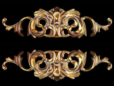 Classic carved 050 3D model