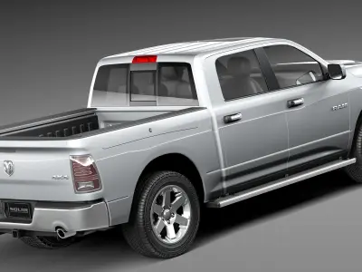 Dodge Ram HFE crew cab 3D model