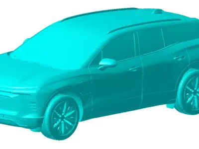 Chevrolet Blazer EV RS AWD 2024 Vehicle 3d scan data 3D model 3D model