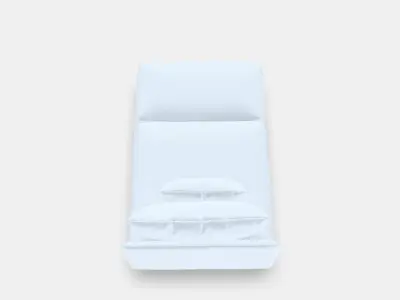 SODERHAMN Cover for chaise longue 2 3D model