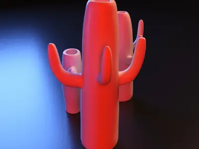 Vase Cactus 3D print model