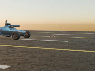 laser  car   3D model