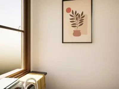 Botanical Bliss Boho Art Free low-poly 3D model