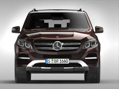 Mercedes Benz GLE Class 2016 3D model