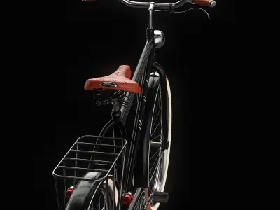 Bicycle Free low-poly 3D model buy